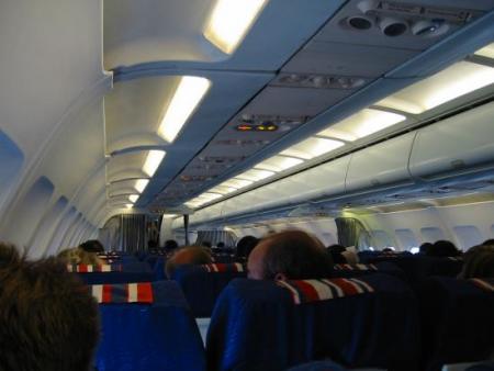 L'intérieur d'un airbus A320
